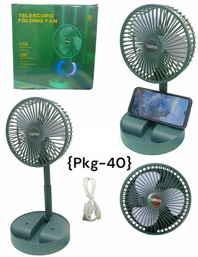 Folding Fan with stand