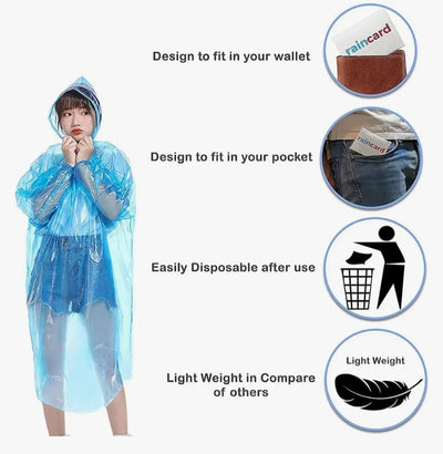Rain Card Pocket Size