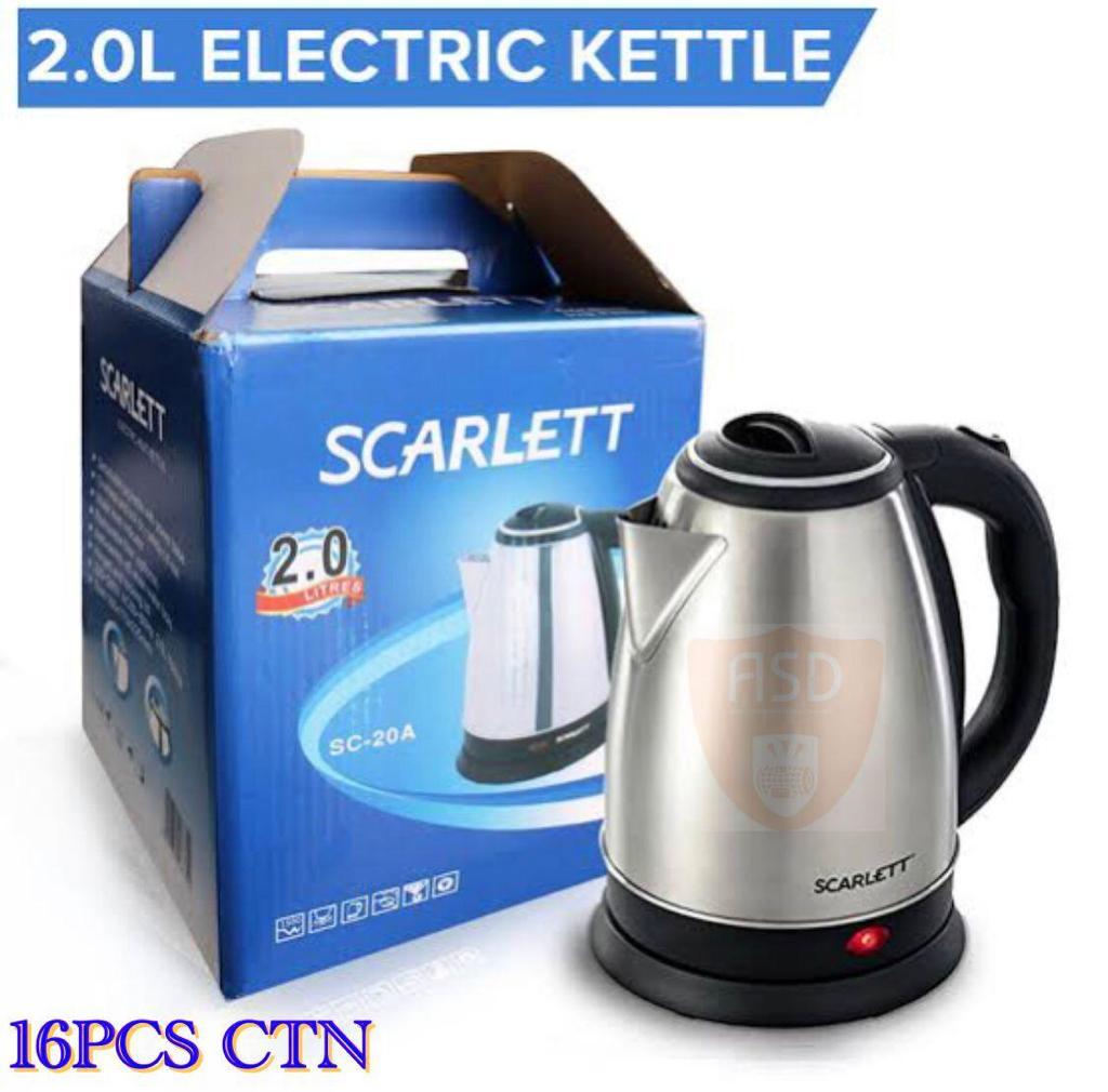 Kettle  2L Scarlett Electric