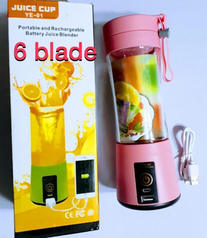 6 Blade Usb Juicer Smoothie Maker