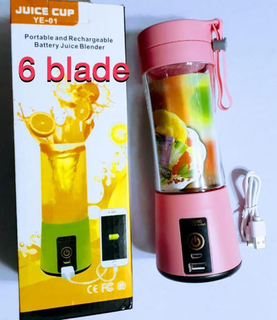 6 Blade Usb Juicer Smoothie Maker