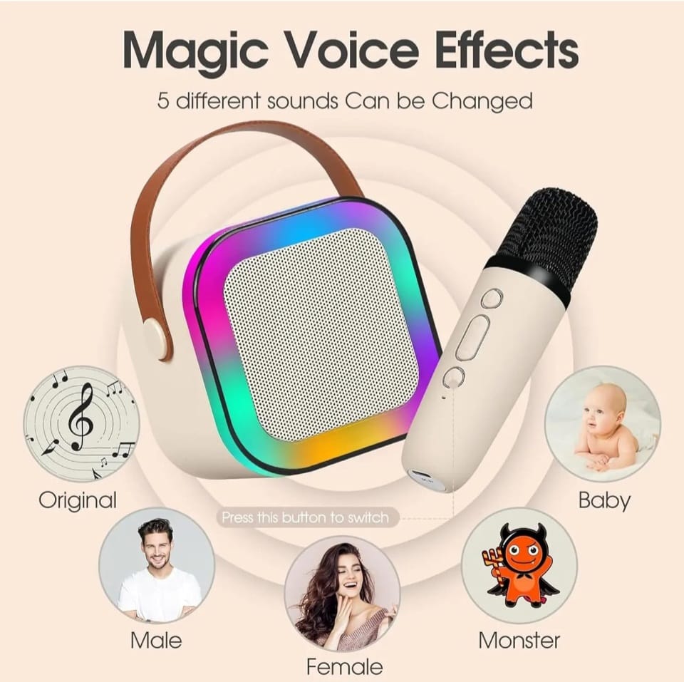 K12 Speaker  Wireless Karaoke Mic
