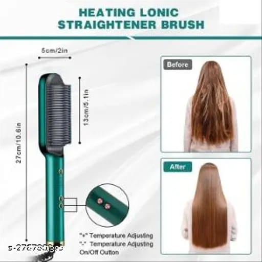 Hot Comb Hair Straightener Rechargeable