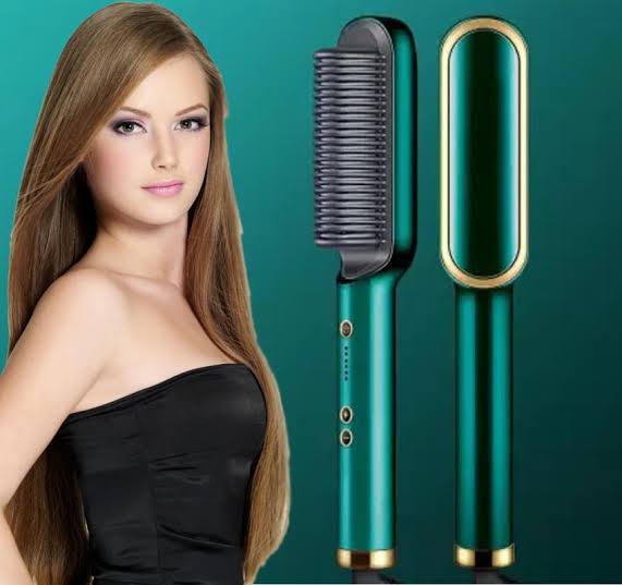 Hot Comb Hair Straightener Rechargeable